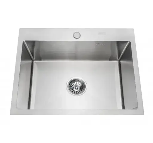 Мийка кухонна Kraft Handmade HS6045 + кошик 600х450х230х3 мм Нержавіюча сталь 30412 - фото 1