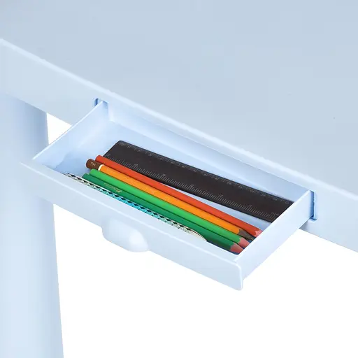 Комплект детской мебели BAMBI M 6176-4: Стол (77х55х52.5 см) и 2 Стула, Пластиковый, Легкий в уходе, Голубой - фото 2