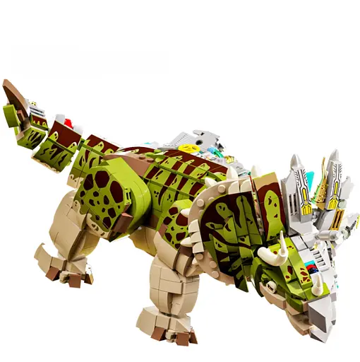 Конструктор динозавр MJI Трицератопс з колекції Динозаври механічний великий дитячий 1368 деталей - фото 5