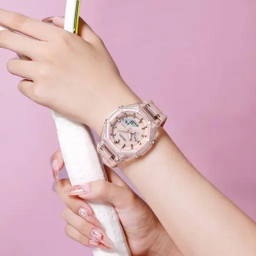 Женские наручные часы Smael Princess (Розовые) - фото 2