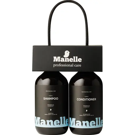Набор для волос Manelle Professional Care Avocado Oil & Keracyn Shampoo + Conditioner (MN_DS_AOK_500) - фото 1