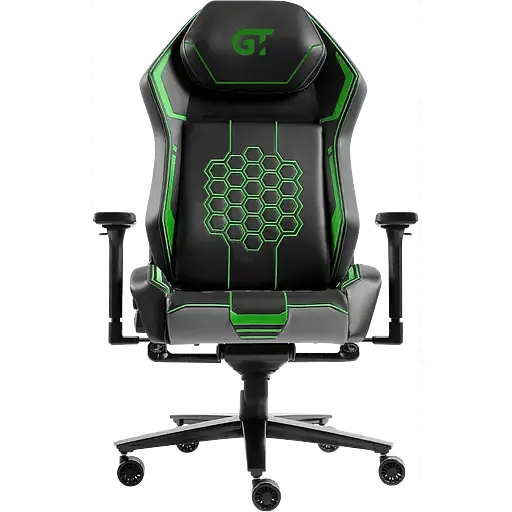 Геймерское кресло GT Racer X-5348 Black/Green (X-5348 Black/Green) - фото 1