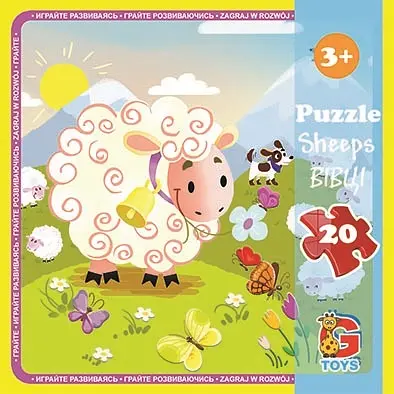 Пазлы G-Toys Ферма, 20 элементов, LA06