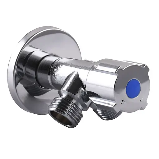 Кран кульовий кутовий подвійний Selba 1/2″х 1/2″х1/2″ Double (SL1588) - фото 4