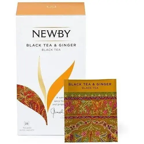 Чай чорний Newby з імбиром в пакетиках 25 шт (311630) - фото 1