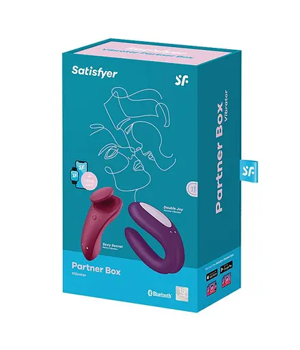 Набір секс-іграшок Satisfyer Partner Box 1 2 шт. мульти - фото 4