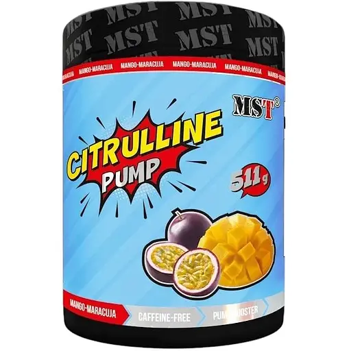 Амінокислота MST Citrulline Pump, 511 грам - Манго-маракуя