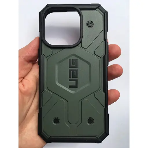 Оригінальний протиударний чохол UAG Pathfinder MagSafe для iPhone 15 Pro (6.1") Olive Drab 114281117272 - фото 7
