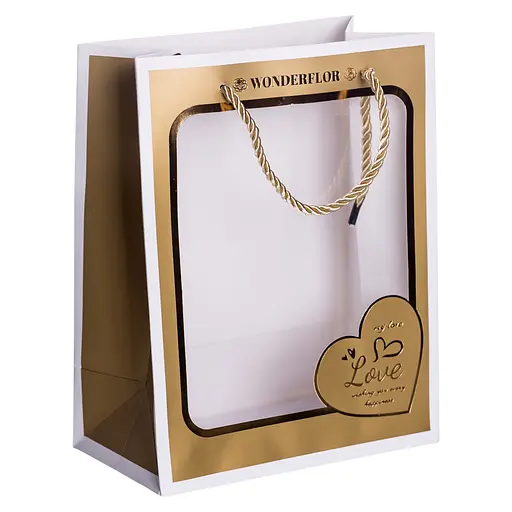 Подарунковий пакет Yiwu Love  18×10×23 см 12 штук HP-10359-17 - фото 8