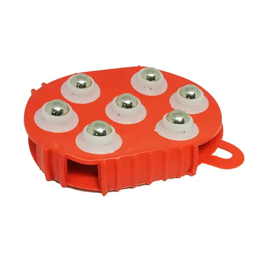 Массажер силиконовый антицеллюлитный с металлическими роликами, Yu Xin 87666 - фото 1