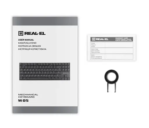 Клавиатура игровая механическая REAL-EL M5 USB RGB Black - фото 8