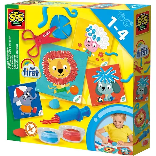 Уценка. Набор для лепки SES Creative My first Веселая Парикмахерская (14407S) - фото 1