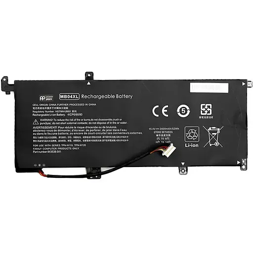 Акумулятор PowerPlant для ноутбуків HP Envy X360 15 (MB04XL) 15.2V 3400mAh