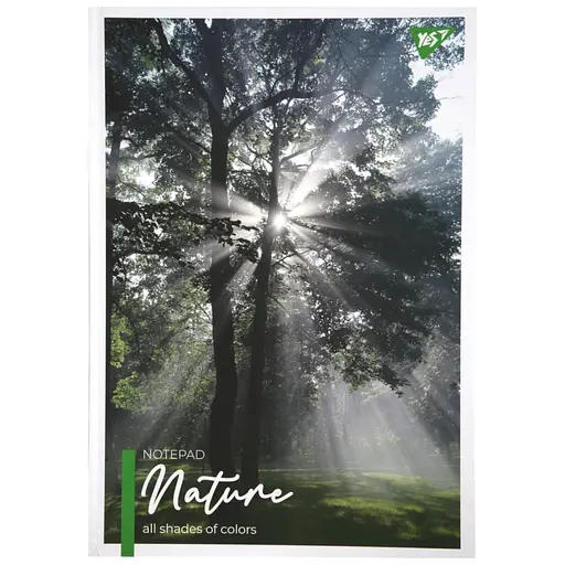 Блокнот Yes Nature А4, 80 листов, в клетку (152033)