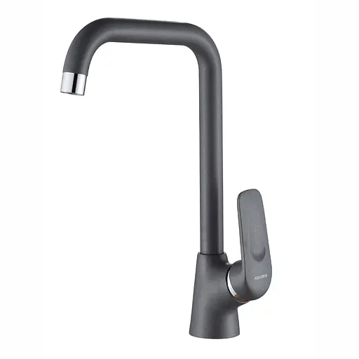 Змішувач для кухні Globus Lux Koln GLK-0203L-3-Titanium 000023155 Сірий - фото 1