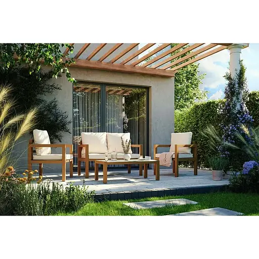 Комплект садовой мебели Di Volio Brescia 2 Натуральный/кремовый - фото 2