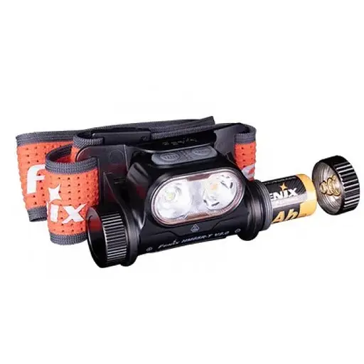 Фонарь налобный Fenix HM65R-T V2.0 Черный/Красный (HM65RTV20BK) - фото 4