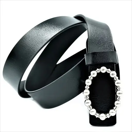 Ремінь шкіряний Weatro жіночий 115х3 см acs0013445 - фото 1