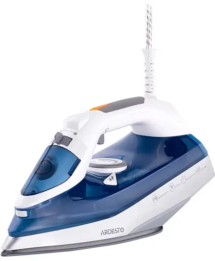 Гладильный паровой утюг ARDESTO IR-C2232-BL с керамическим покрытием подошвы 320мл 2200Вт Синий/Белый - фото 1