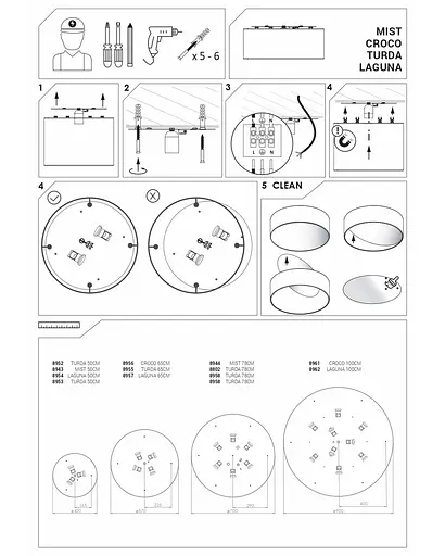 Люстра припотолочная Nowodvorski 8953 Turda - фото 3