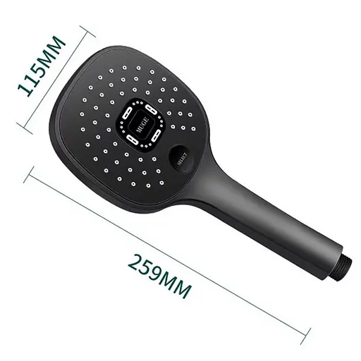 Душевая лейка и шланг HB37-3 (Черный) - фото 3