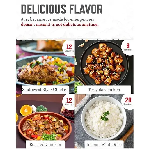 Набор сублимированного мяса Readywise с большим сроком хранения 15 лет 60 порций - фото 5