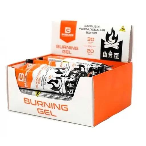 Гель для розпалювання Base Camp Burning Gel 20 ml 30 шт. (1033-BCP 50600)