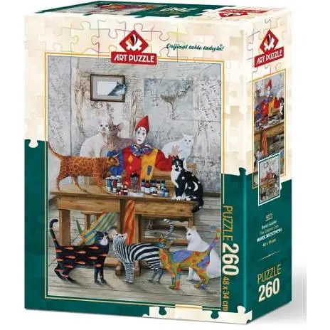 Пазл Art Puzzle Разноцветные кошки 260 эл. (4271)