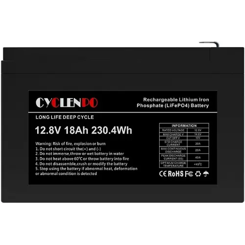 Акумулятор Cyclen 12.8V 18AH LiFePo4 - фото 4