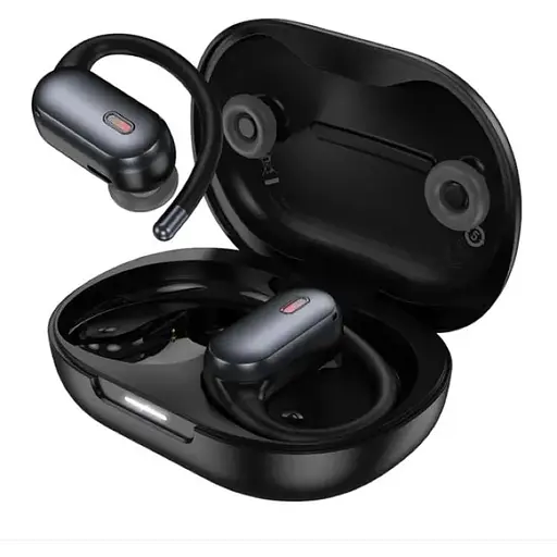 Наушники Hoco Bluetooth EA7 Suerte ANC+ENC open true wireless BT headset черные - фото 1