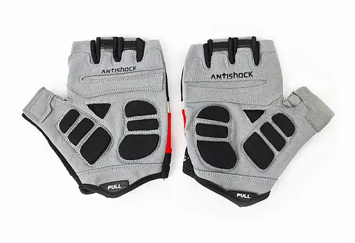 Велорукавиці Kands AL-1110 з короткими пальцями XL Black-White-Red (G0000061) - фото 2