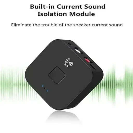 Настільний Bluetooth-приймач BLS-B11. NFC аудіоадаптер для дому та офісу, стереозвук 2-в-1 Bluetooth 5.0. - фото 3