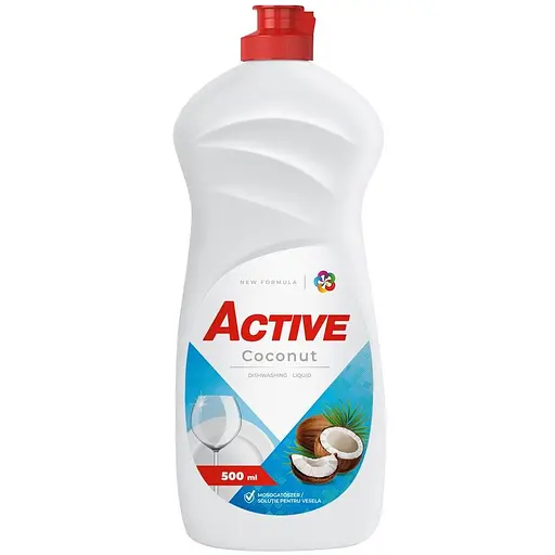 Гель для миття посуду Active кокос 500 мл