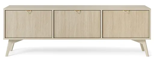 Тумба під ТВ Perfect Home Форест / Forest RTV158 3-дверна Беж пісочний/ялиця сканді (PFH-091479) - фото 4