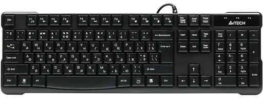 Клавіатура A4Tech KR-750 USB Black (KR-750 USB (Black)) - фото 1