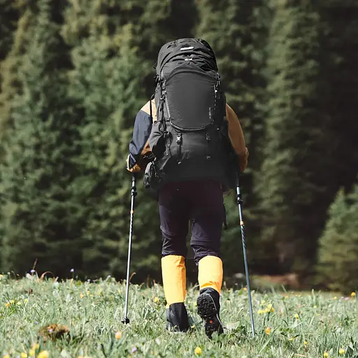 Рюкзак туристический Naturehike Helium CNK2450XB014 M 70 л черный - фото 12