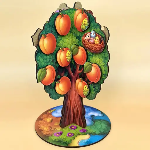 Детская настольная игра "Времена года абрикоса" Ubumblebees (ПСД295) PSD295 деревянная - фото 11