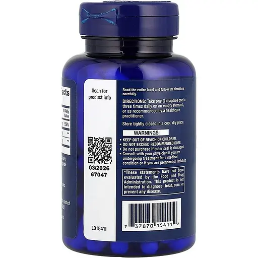 Антиоксидантный комплекс Life Extension Glutathione, Cysteine & C 100 капсул - фото 3