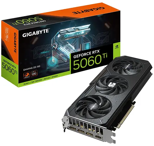 Видеокарта Gigabyte RTX 5060 Ti 8G GAMING OC (GV-N506TGAMING OC-8GD) (GDDR7, 128 bit, PCI-E v5.0 x8) - фото 10