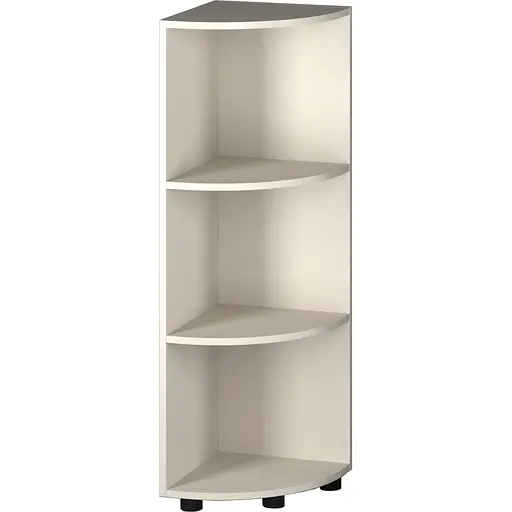 Стелаж кутовий Orange-Line ОП-732 середній кашемір 347х347х1103 мм