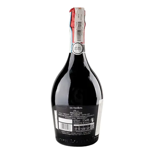 Игристое вино La Tordera Prosecco Treviso Alne Millesimato Spumante белое сухое экстракт 11.5% 0.75 л (1029) - фото 3