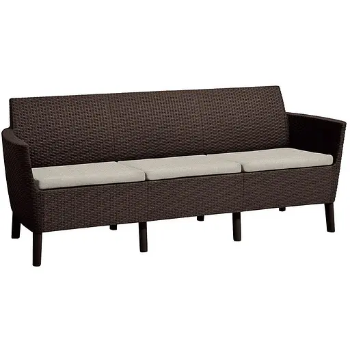 Комплект садовой мебели Keter Salemo 3 seater set коричневый - фото 3