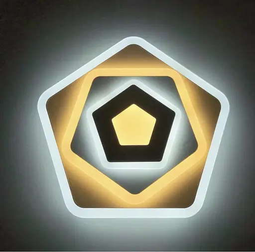 Мінімалістичний LED світильник Ø 25 см для невеликих кімнат | Line F | Арт. 2261-250 WT - фото 3