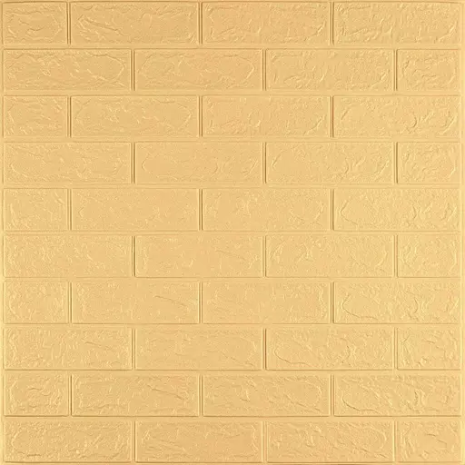 Панель стеновая 3D 700х770х2мм Желто-песочный SW-00001909 - фото 1