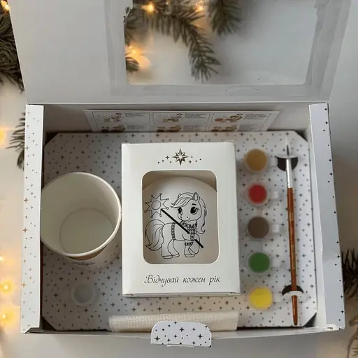 Набор для творчества Санта Шоп Символ 2026 Лошадка стекло - фото 3