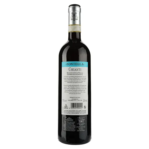 Вино Fontella Chianti, червоне, сухе, 12%, 0,75 л - фото 2