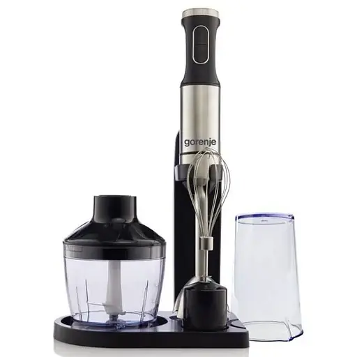 Блендер Gorenje HBX1000EB, Black/Silver, 1000W, занурювальний