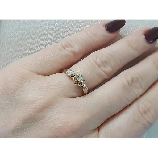 Золотое кольцо Гаразд с бриллиантами. 302007 18 - фото 2