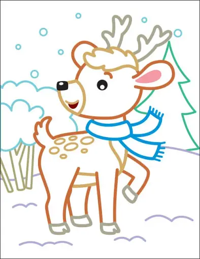 Кольорові зафарбовки: Пінгвіненя - фото 3