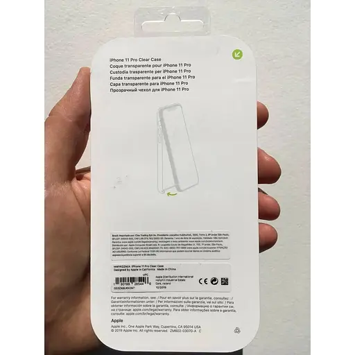 Оригинальный противоударный чехол Apple Clear Case Hardshell для iPhone 11 Pro Max Прозрачный MX0H2ZM/A - фото 8